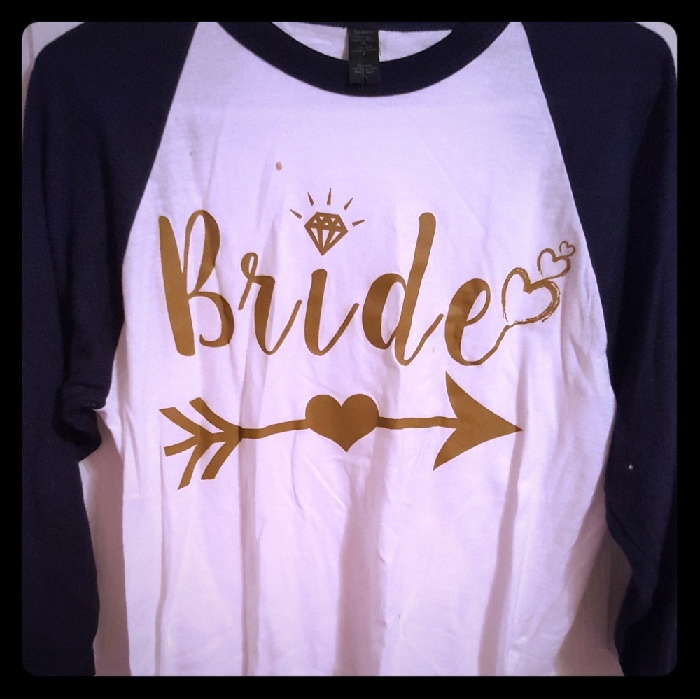 Bride baseball tee